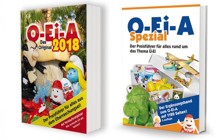 O-Ei-A Profi-Bundle 2018, beide Kataloge 4 Euro günstiger