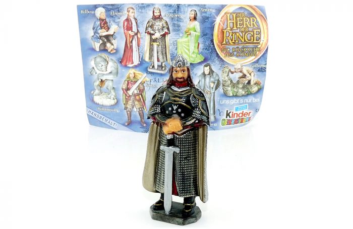 Aragorn als König mit Beipackzettel (Herr der Ringe III)