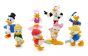 Donald Duck Figuren Set mit 8 Hartplastik Figuren. Höhe der Figuren bis zu 6cm [Firma Nestle]