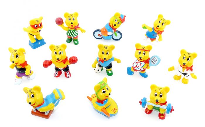 Haribo - Sportbären. 12 Figuren von HARIBO als Sportler - Olympiade