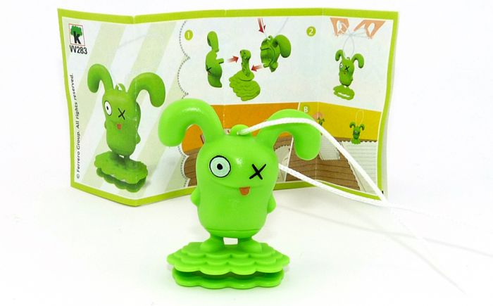 Ugly Dolls Figur VV283 aus dem Kinder Joy Ei 2021 mit Zettel