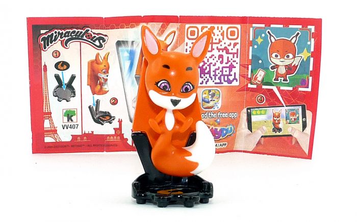 Trixx von den Miraculous 2 mit Aufkleber (Beipackzettel Nummer VV407)