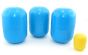 3 leere große hellblaue Maxi Ei Kapseln von Ferrero