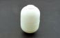 Weißes Plastik-Ei von den Peppy Pingos, glatter Oberfläche