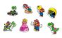 Satz Super Mario Magneten von Firma Maraja. 8 dünne Magneten Figuren, größe ca. 4cm