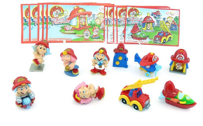 Satz Die Babyfeuerwehr mit Spielzeug (Komplettsätze)