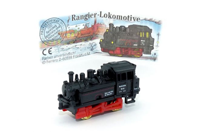 Rangier - Lokomotive mit Beipackzettel