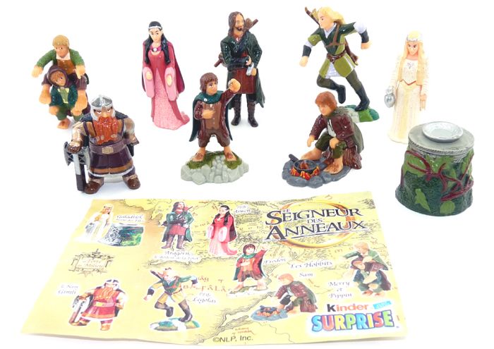 Herr der Ringe Teil 1 Le Seigneur des Anneaux mit einem Beipackzettel (Sätze Europa)