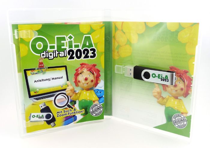 Der O-Ei-A digital 2023 - 3 Bände als PDF auf USB-Stick für PC / Smartphone
