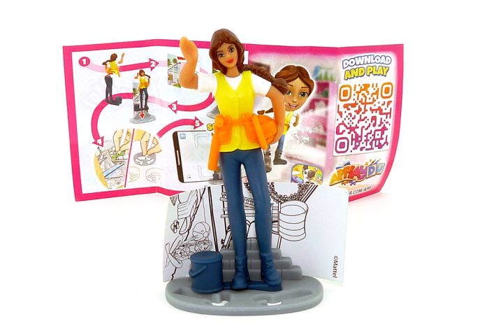 Handwerkerin von Barbie Traumberufe 2 mit Beipackzettel [Kennung VD405] 