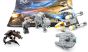 Star Wars Disney 5er Set mit Mini Figur Imperial Combat Driver, AT-AT, Millenium Falcon, Droideka und Y-Wing / Modelle jeweils mit Bauanleitung