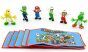 Super Mario Figuren. 6er Satz aus dem Kinder Joy Ei - Sommerei 2020 mit Zetteln