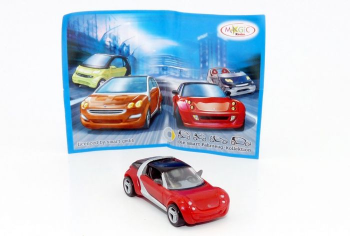 Smart Roadster Coupé in Rot 2005 mit Beipackzettel