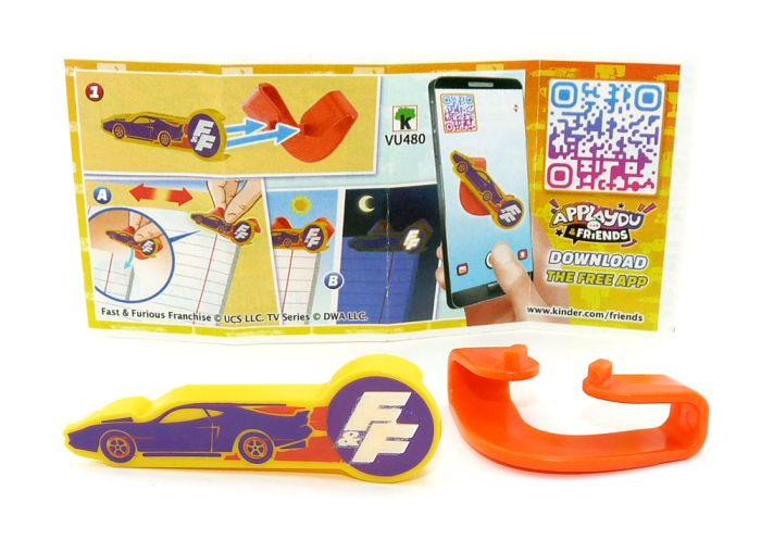 Fast and Furious Spy Racers 2022. Kennung VU480 Car Gripper + Beipackzettel