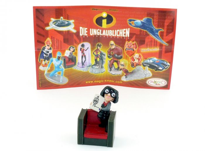 Edna mit Beipackzettel (Die Unglaublichen)