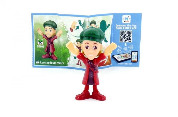 Leonardo da Vinci mit Beipackzettel von den TEEN IDOLS (SD696)