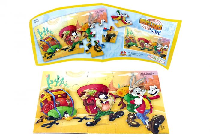 Looney Tunes Active Puzzleecke Nr. 4 mit Beipackzettel (Puzzleecke 15 Teile)