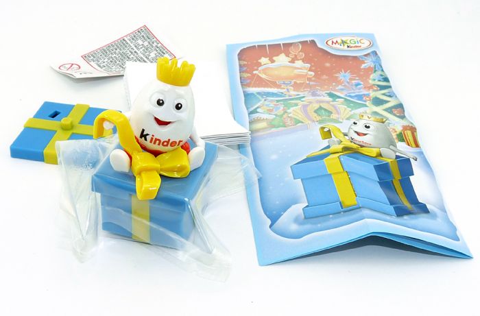 Kinderino mit Geschenk (Stempelkissen) aus der Serie "Die Geburtstagsparty" Mini Maxi Überraschungsei