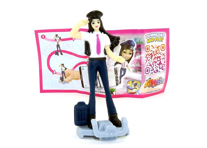 Pilotin von Barbie Traumberufe 2 mit Beipackzettel [Kennung VD404]