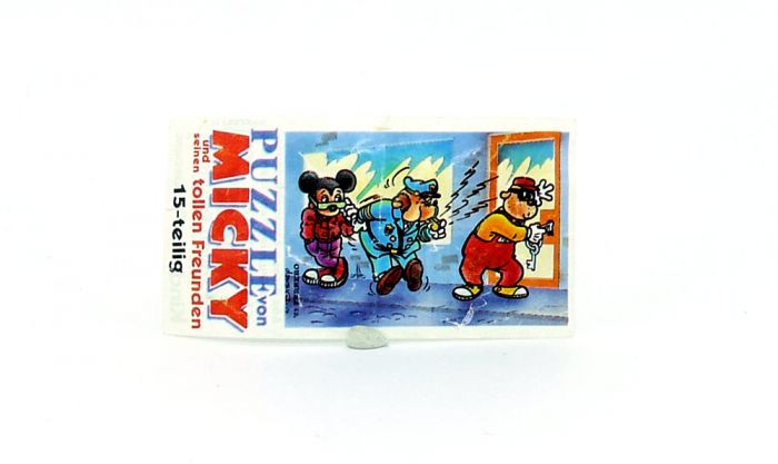 Puzzle Beipackzettel oben links von Micky und seine Freunde