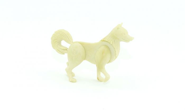 Eskimohund Husky in weiß (Steck-Tiere)