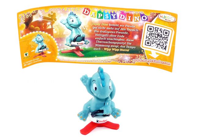 Dapsy Dino mit Beipackzettel (Die Geburtstagsparty)