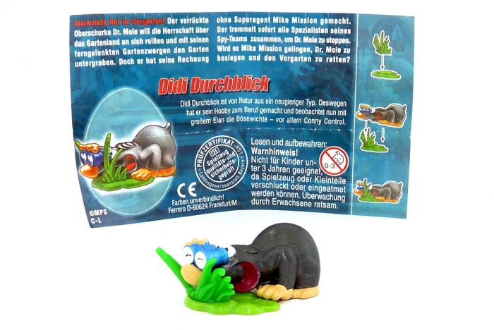 Maulwurf Figuren geheim unterirdisch Maulwürde Agent ÜEi online Shop