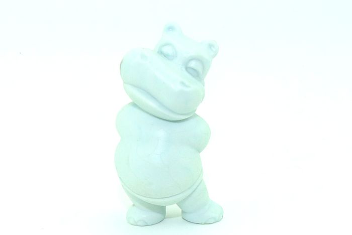 Rohling von Happy Hippo 1988. Grundmaterial helles hellblau