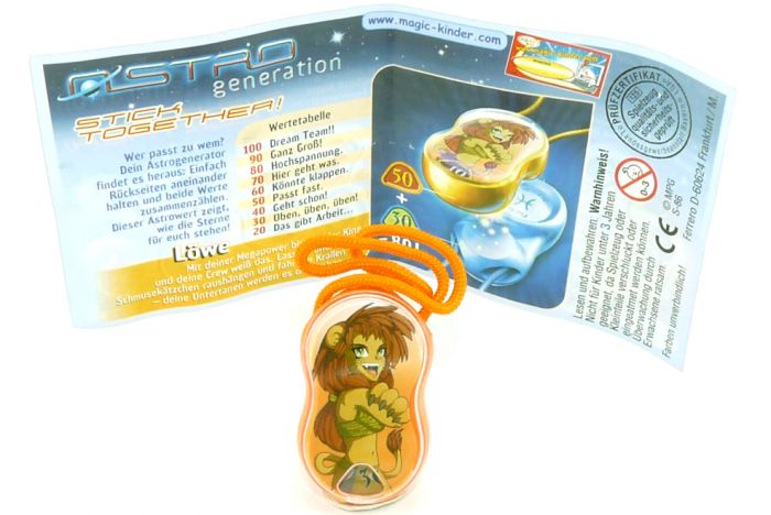Löwe mit Beipackzettel (Astro Generation - Sternzeichen)