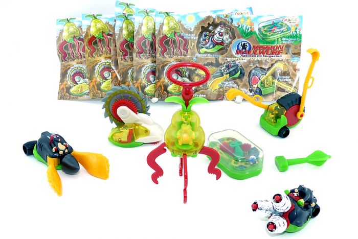 Spielzeugsatz der Gartengeräte von Mission Maulwurf