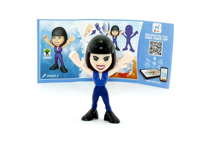 Jessie J mit Beipackzettel von den TEEN IDOLS (SD690)