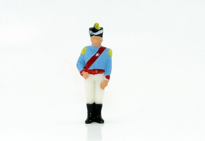 Soldat mit Federbusch von 1977 - 1978 (Alte Ü-Ei Figuren)
