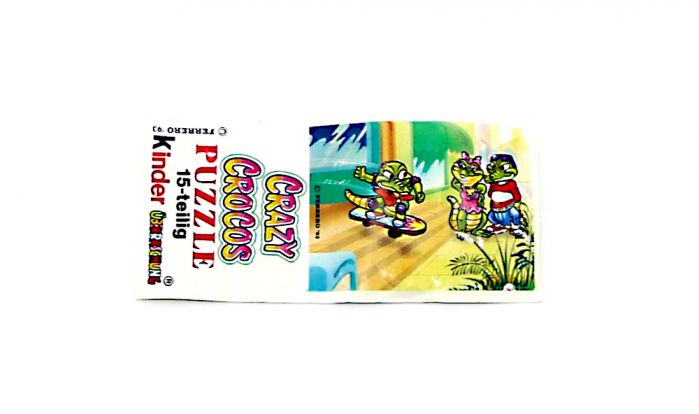 Puzzle Beipackzettel von den Crazy Crocos "Oben Links"