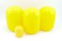 3 gelbe leere große Maxi Ei Kapseln von Ferrero