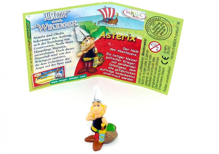 Asterix mit deutschen Beipackzettel (Asterix und die Wikinger)