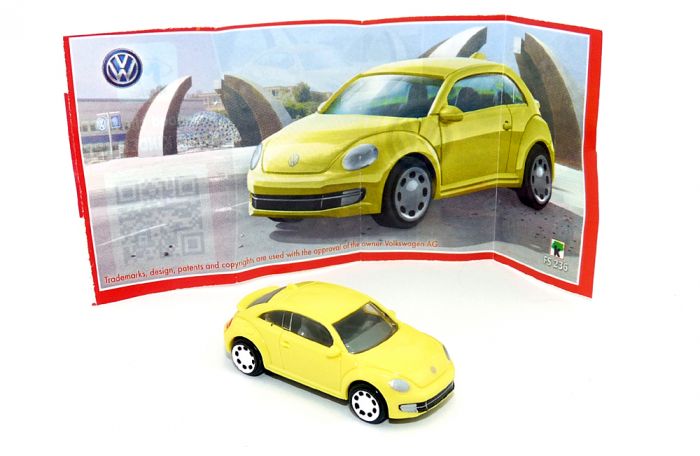 VW Beetle in gelb mit Beipackzettel FS236 (Autos - Züge - Loks)