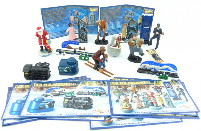Super Satz Polarexpress mit allen deutschen Beipackzetteln und dem Spielzeug zur Serie