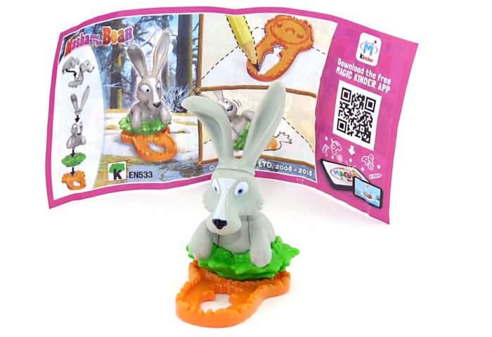 Hase von Masha und der Bär 6 mit Beipackzettel [EN533]