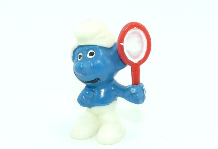 Eitelkeitsschlumpf mit bemalter Spiegelfläche und Gußabdruck