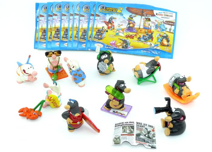 Alle 10 Figuren der Missison Maulwurf II (Komplettsätze)