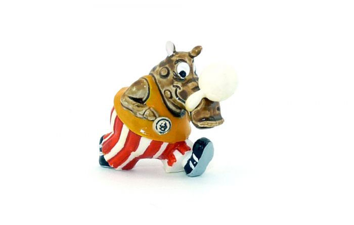 Power Porky mit grauer Schuhsohle und Emblem (Dribbel Boys)