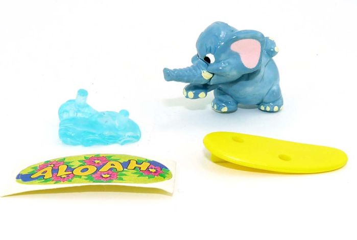 Sammy Speed mit Aufkleber auf Folie und noch nicht zusammengebaut (Funny Fannten im Cluburlaub)