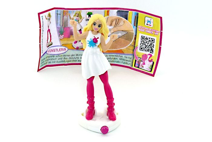 KÜNSTLERIN mit Zettel EN395 (Die Barbie Traumberufe)