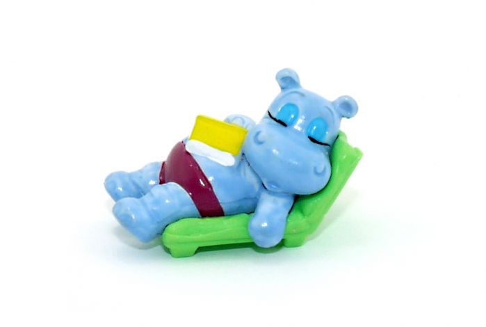 Träumer Tommy, Liege nicht bemalt und blaue Augenbemalung