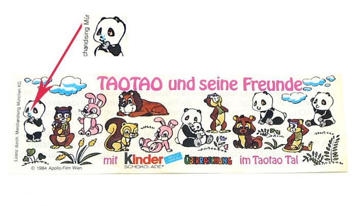 Beipackzettel von Tao Tao mit grünem Zweig (Top Variante)