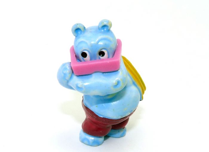Happi Hippo mit ROSA Brille als Testversion (Happy Hippo Fitness)