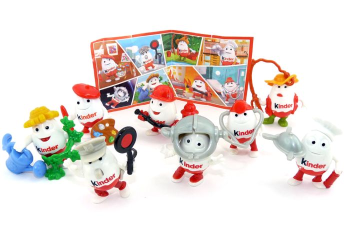 Kinderino Satz mit 8 Figuren "Berufe" aus Russland mit einem BPZ