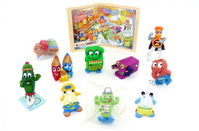 Die verrückte Schreibtischbande mit grünen Marker OVP + 1 BPZ (Komplettsatz)