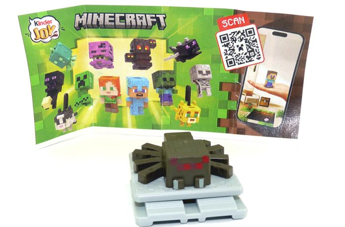 Spinne - Spider aus der Kinder Joy Minecraft Serie 2026  komplett [Kennung VC321]