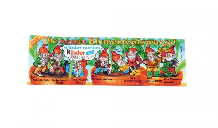 Die neuen Blumentopfzwerge (Beipackzettel)